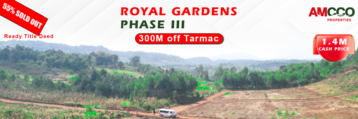 Affordable plots for sale near Nairobi in Kikuyu & Ngong